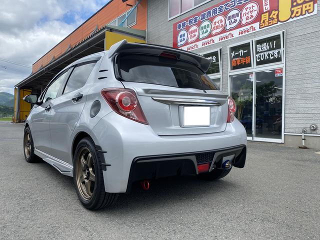 山形県　トヨタ　ヴィッツ　エアロ取付　エアロパーツ