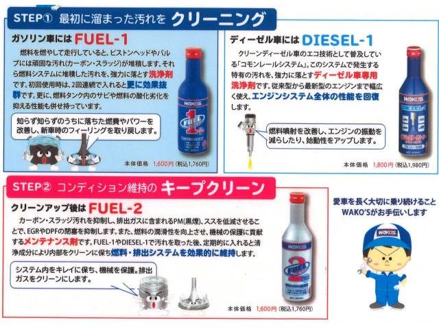 山形県　山形市　ワコーズ　WAKOS　WAKO’S　FUEL-1　FUEL-2　メンテナンス