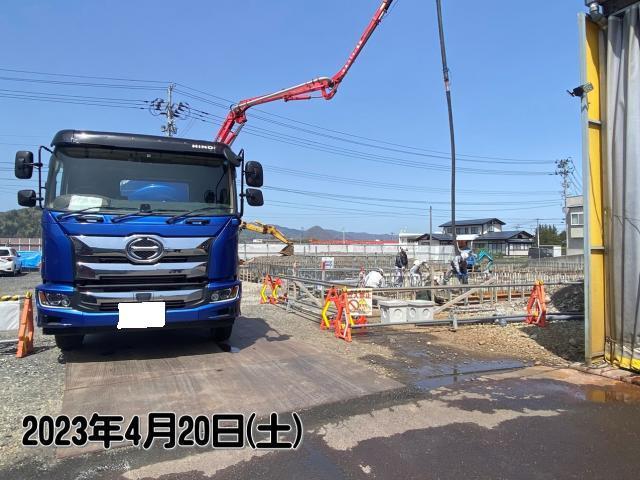 新工場の建設状況