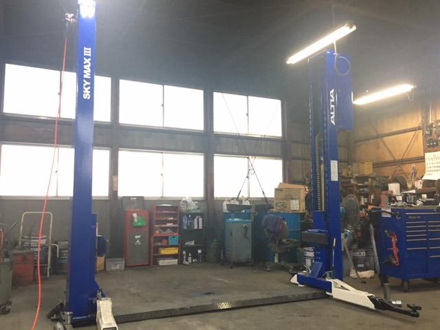 最新式リフト完備！ローダウン車も対応しています！