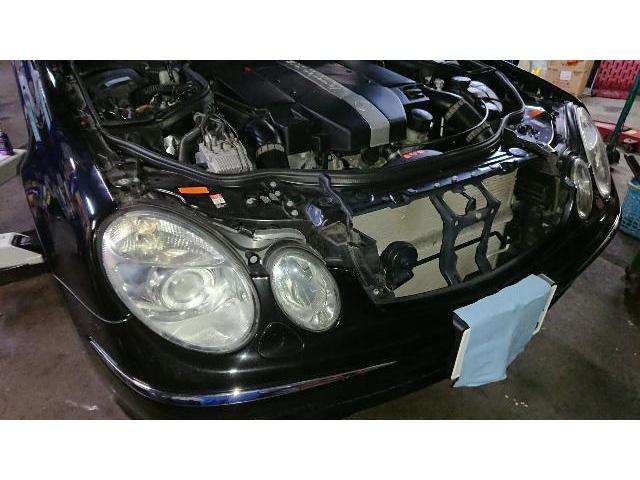 メルセデス・ベンツ E350 車検整備 シャーシブラックアンダーコート 岩手県北上市 外車 乗用車 修理　整備　車検