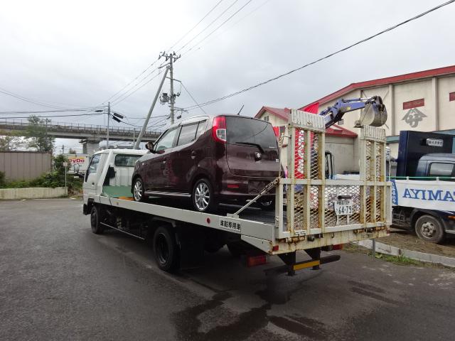 積載車ございます。納車、引き取りもご相談下さい。