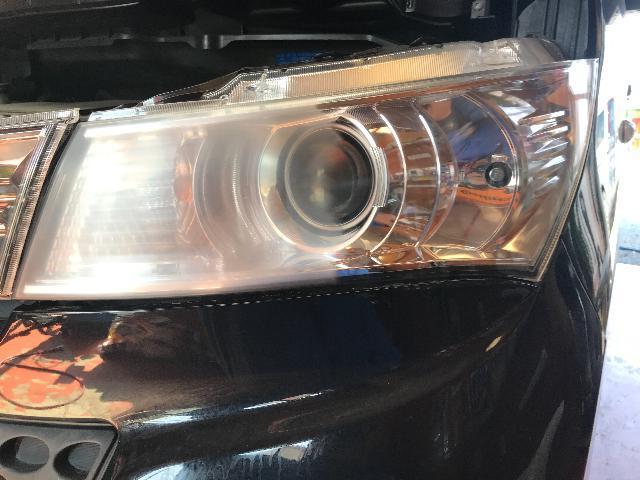 スズキ パレット ヘッドライトスチーマーコーティング 福島市 トルコン太郎設置店 MSG 