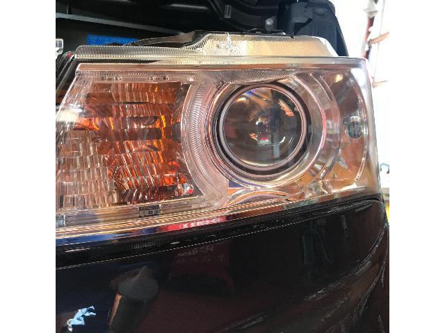 スズキ パレット ヘッドライトスチーマーコーティング 福島市 トルコン太郎設置店 MSG 