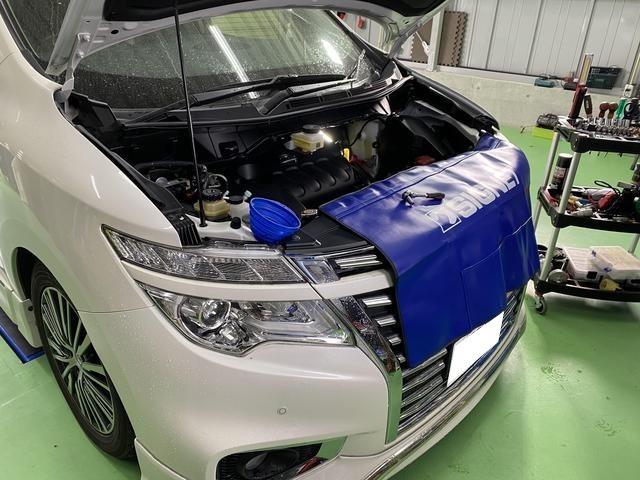 日産　E52　エルグランド　スロットルバルブ清掃　ワコーズ　