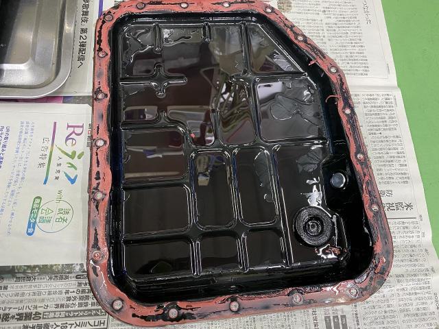 GRF　インプレッサ　STI　ATF交換　圧送交換　トルコン太郎　福島県　福島市　MSG　オイルパン洗浄　ストレーナー交換