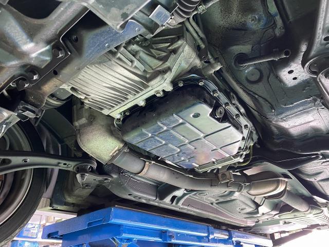 GRF　インプレッサ　STI　ATF交換　圧送交換　トルコン太郎　福島県　福島市　MSG　オイルパン洗浄　ストレーナー交換