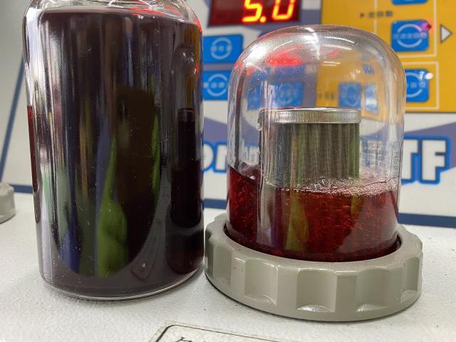 GRF　インプレッサ　STI　ATF交換　圧送交換　トルコン太郎　福島県　福島市　MSG　オイルパン洗浄　ストレーナー交換