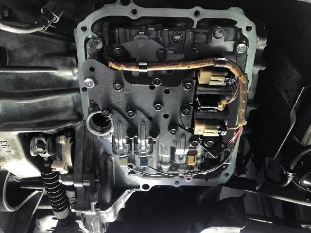 ダイハツ　ムーブ　L150　L152　ATF交換　オイルパン洗浄　ストレーナー交換　トルコ太郎　圧送交換　福島市MSG