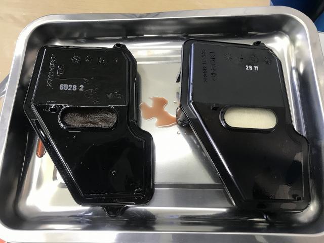 ダイハツ　ムーブ　L150　L152　ATF交換　オイルパン洗浄　ストレーナー交換　トルコ太郎　圧送交換　福島市MSG