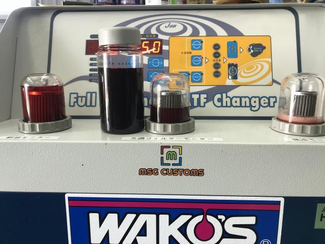 ダイハツ　ムーブ　L150　L152　ATF交換　オイルパン洗浄　ストレーナー交換　トルコ太郎　圧送交換　福島市MSG