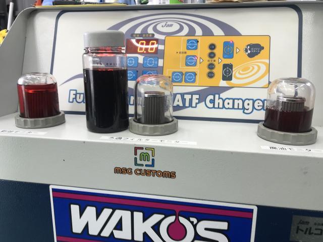 ダイハツ　ムーブ　L150　L152　ATF交換　オイルパン洗浄　ストレーナー交換　トルコ太郎　圧送交換　福島市MSG