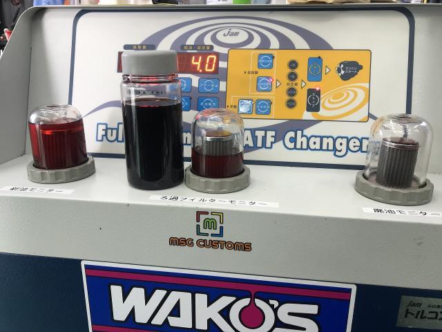 ダイハツ　ムーブ　L150　L152　ATF交換　オイルパン洗浄　ストレーナー交換　トルコ太郎　圧送交換　福島市MSG