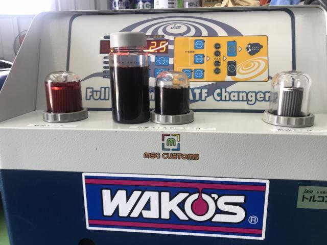 ダイハツ　ムーブ　L150　L152　ATF交換　オイルパン洗浄　ストレーナー交換　トルコ太郎　圧送交換　福島市MSG