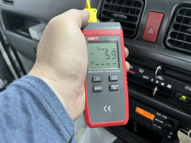 スズキ　キャリイトラック DA63T 　ファンモーター　交換　エアコン　エアコン修理　TEXA　エアコンガスクリーニング　エアコン冷えない　冷え改善　　電装系修理