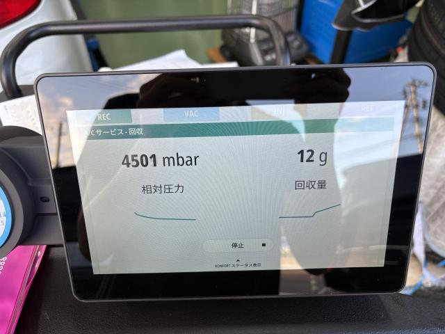 日産　ノート E12　TEXA　エアコンガスクリーニング エアコンガス規定量　エアコン修理　コンプレッサーオイル交換　配管洗浄　真空引き　エアコン冷えない　冷え改善　R134a　福島県　福島市