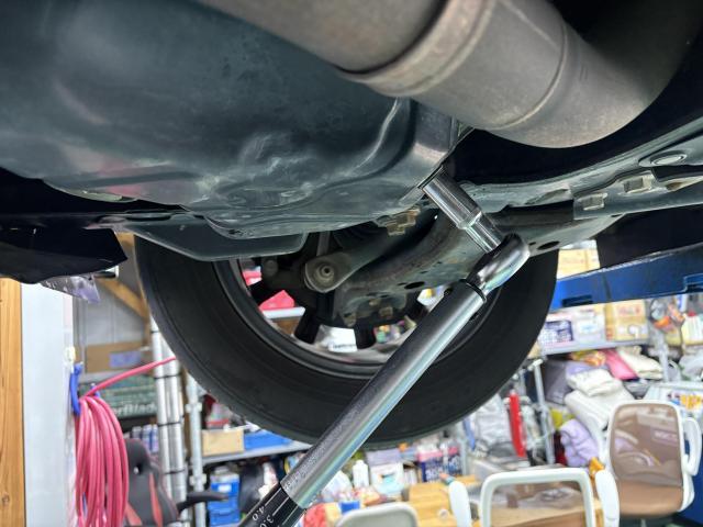 トヨタ エスティマ GSR55 V6 3.5 エンジンオイル交換 オイル 汚れ ドレン ガスケット 規定量 規定トルク ワコーズ メンテナンス 定期交換 整備 点検 福島県 福島市 東北