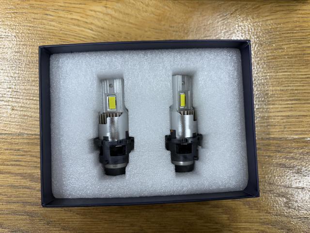 トヨタ アルファードハイブリッド ATH20 部品交換 ヘッドライト バルブ 交換 LED SUPAREE D4S 明るい 玉切れ 視認性 光量 福島県 福島市 東北 LED化 メンテナンス 修理 販売 取り付け