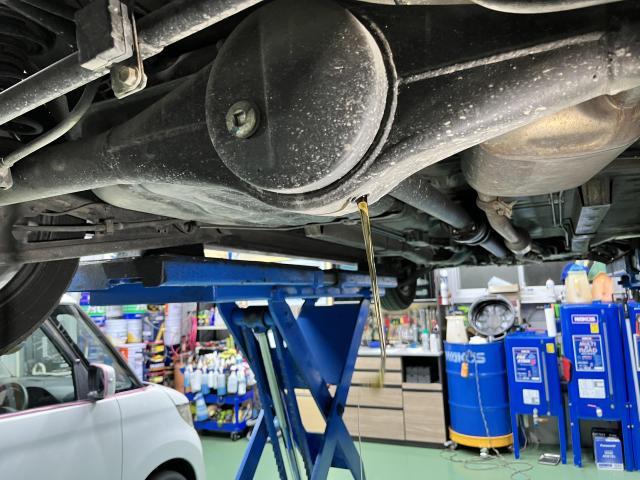 スズキ ワゴンRスティングレー MH44S 整備メンテナンス フロントデフ リアデフ メンテナンス 交換 ワコーズ SOD-1 添加剤 鉄粉 スラッジ 整備 定期交換 福島県 福島市 東北