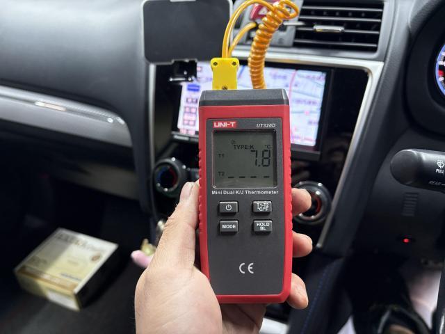 スバル レヴォーグ VM4 TEXA エアコンガスクリーニング 配管洗浄 真空引き エアコンガス補充 コンプレッサーオイル 交換 補充 R134a PAG エアコン冷えない 冷え改善 福島県 福島市 東北