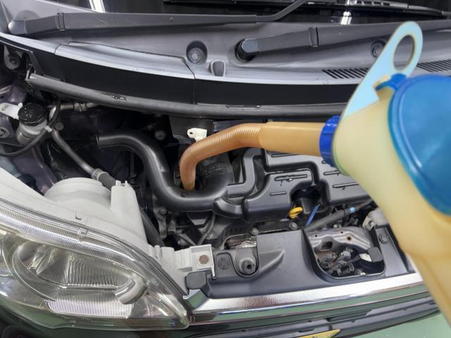 ダイハツ　タントエグゼ　L455S　エンジンオイル交換　オイル　汚れ　ドレン　ガスケット　規定量　規定トルク　ワコーズ　メンテナンス　ワイパーゴム　ワイパー　定期交換　整備　点検　福島県　福島市　東北