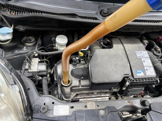 日産　モコ　整備メンテナンス　MG22S　エンジンオイル　交換　規定量　トルク　レベルゲージ　ドレン　オイルエレメント　定期交換　交換時期　メンテナンス　ワコーズ　福島県　福島市　東北