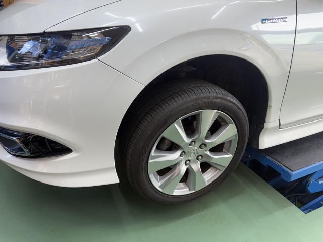 ホンダ　ジェイド　FR5　整備メンテナンス　オイル交換　オイルエレメント　  スタッドレスタイヤ　TOYOTIRES　タイヤ交換 新品タイヤ　交換　タイヤ入れ替え　タイヤ販売　ホイール販売　ホイールバランス　バランス調整 福島県　福島市