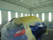 ブース内部はチリの発生を最小限に抑え、キレイな仕上がりです。