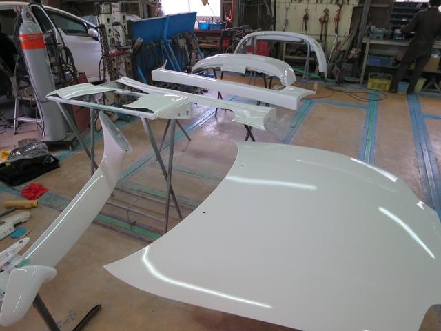 各種エアロ、パーツの塗装、取付も致します。ぜひご相談ください。