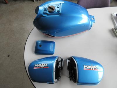 バイク 鈑金 塗装 タンクコーティング