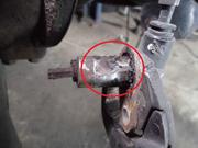 S2000 AP2 Type S リアハブナックル左右 ABSセンサー破損 S2000 AP2 Type S リアハブナックル左右 ABSセンサー破損 ABS