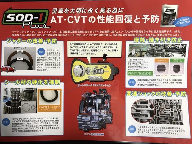 ＣＶＴ発進時ジャダー　ＡＴＦ交換　添加剤ＳＯＤ-１　