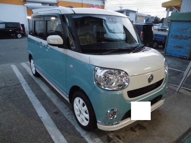 下廻り錆予防塗装　新車納車整備　ホイール交換　ダイハツ：ムーブキャンバス