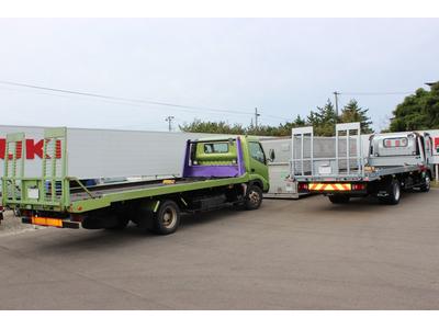 自社積載車も完備！