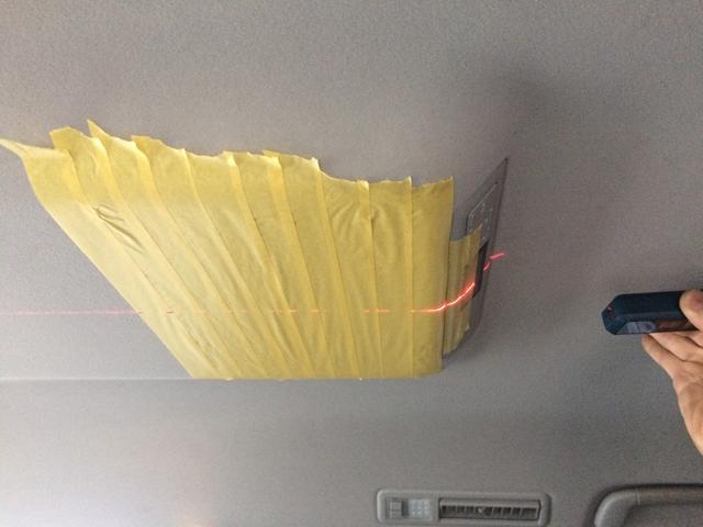 アルファード　フリップダウンモニター取り付け