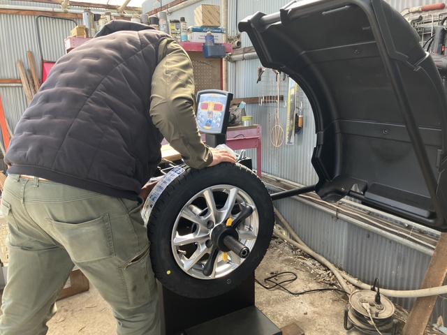 タイヤのバランスも対応しております