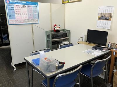 商談スペース。