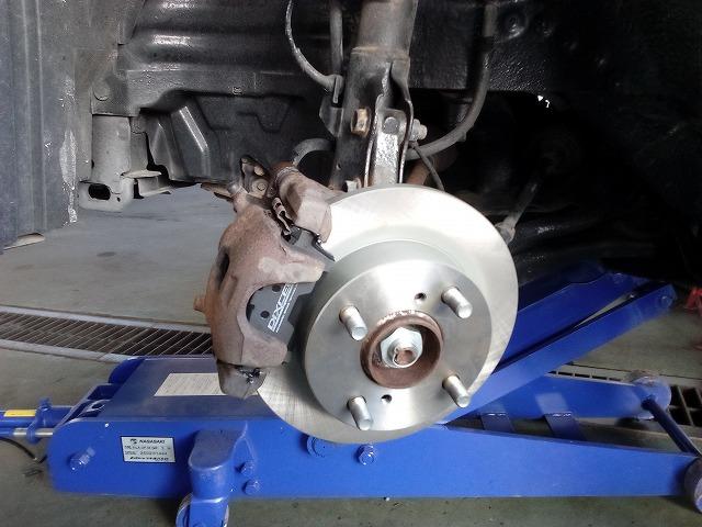 日産 モコ サスペンション・足回り修理・整備 フロントディスクローター ブレーキパッド ブレーキオイル 秋田市 潟上市 男鹿市 大仙市