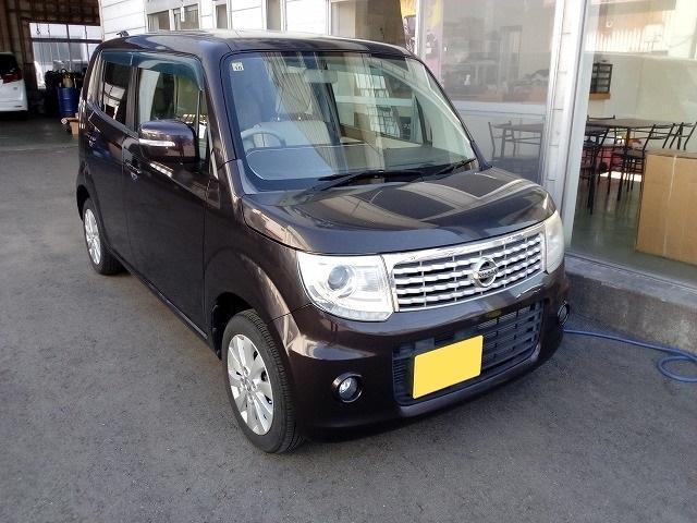 日産 モコ サスペンション・足回り修理・整備 フロントディスクローター ブレーキパッド ブレーキオイル 秋田市 潟上市 男鹿市 大仙市