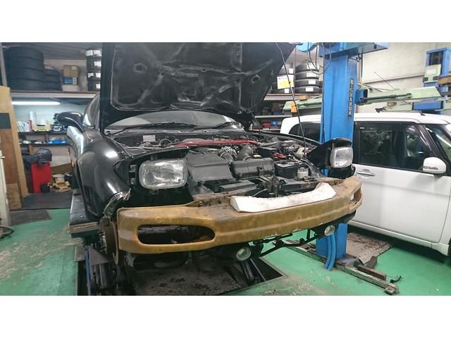 マツダ　RX-７　FD3S　クラッチ修理【広島県・呉市・東広島市で持込でのタイヤ交換・パーツ取付・車検・修理・鈑金塗装のことならナイトー自動車販売へ！！】