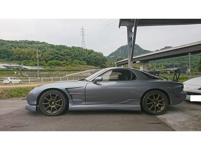 RX-７　　バンパー・フェンダー　仮組【広島県・呉市・東広島市で持込でのタイヤ交換・パーツ取付・車検・修理・鈑金塗装のことならナイトー自動車販売へ！！】