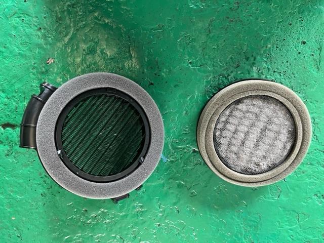 アクア　冷却ファンフィルター交換　広島市　佐伯区　五日市　車検　整備　修理　板金　販売　リース　安い