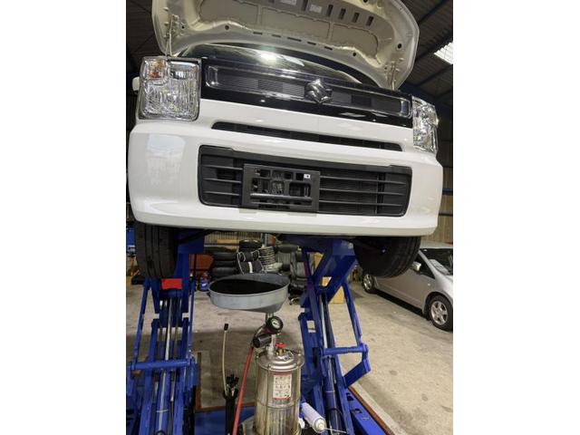 スズキ　ワゴンＲ　エンジンオイル交換【岡山市北区　岡山市南区　岡山市中区　総社市　倉敷市　持込でのタイヤ交換、各種パーツ取付、修理の事ならフィールワンへおまかせ下さい！】