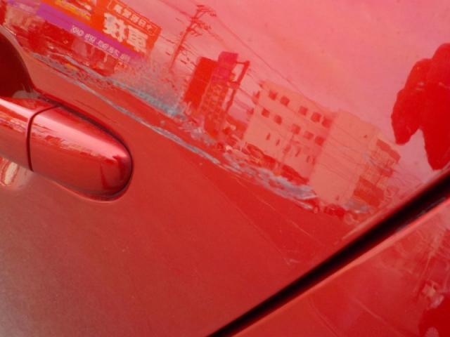 マツダ アクセラ ドアミラーとフロントドア 保険修理 キズ・へこみ直し 広島市南区 板金塗装