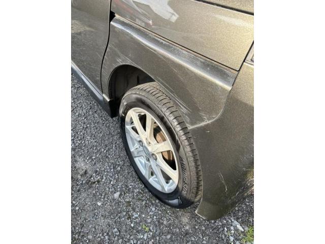 ダイハツ タント スライドドア・後ろタイヤ上(クォーター)・バンパー キズ・へこみ直し 広島市