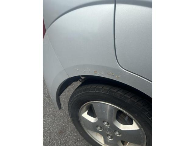 マツダ　キャロル　後ろタイヤ上サビ（クォーター）　キズ・へこみ直し　広島市南区カーコンビニ倶楽部