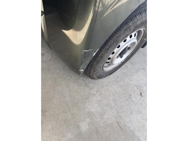 スズキ　エブリイ　フロントバンパー　キズ・へこみ直し　広島市南区　バンパー修理