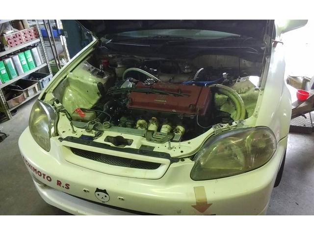 エンジン分解組み立て　【岡山市　レースカー　レストア　そのた車検・修理・取付お任せください】