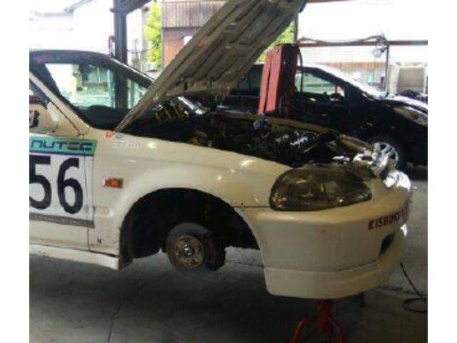 旧車が新車以上の走りに【岡山市　レースカー　レストア　そのた車検・修理・取付お任せください】