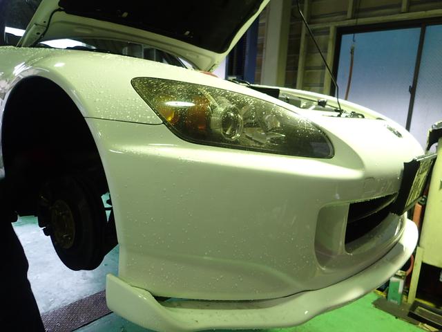 HONDA S2000  HKS 車高調　取付